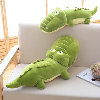 1pc 50-110cm Modeliavimas Krokodilas Pliušiniai Žaislai Įdaryti Minkštas Gyvūnų Pliušas Pagalvės Pagalvės Lėlės Vaikams Namų Dekoro Dovana Vaikams