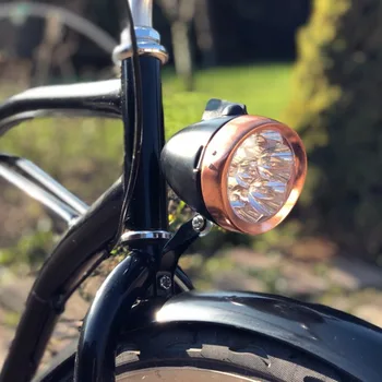 Dviračio šviesos vario, Retro dviračių, jojimo reikmenys akumuliatoriaus LED lights / LED dviračio priekinis žibintas / priekiniai žibintai