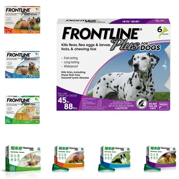 Frontline Plus Šunims & Katėms nuo Blusų ir Erkių Gydymo 3pcs/6pcs