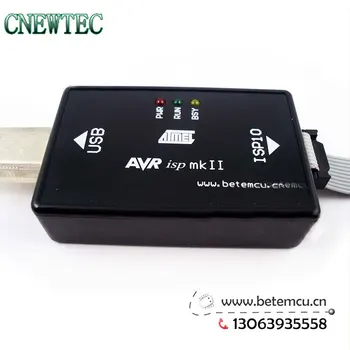 1PCS USB programuotojas AVRISP mkII mk2 suderinama ATMEL AVR Tinka 51 Serija ATmega PWM ATtiny,51 AVR USB atsisiųsti linija