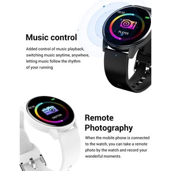 LIGE 2021 Naujas Smart Watch Vyrai Moterys 1.3 Spalvotas Ekranas Širdies ritmas, Kraujo Spaudimas Sporto Daugiafunkcinis Vandeniui Smartwatch+Box