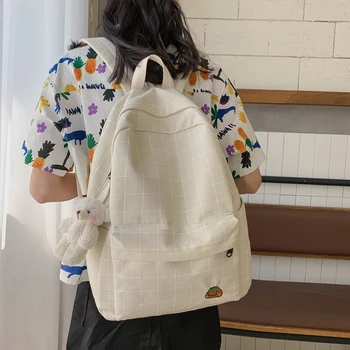 Naujas Pledas drobės Moterims, Kuprinės, Moterų Išskirtinį siuvinėjimo kuprinę už nepilnametės Didelės talpos kelioninis Krepšys