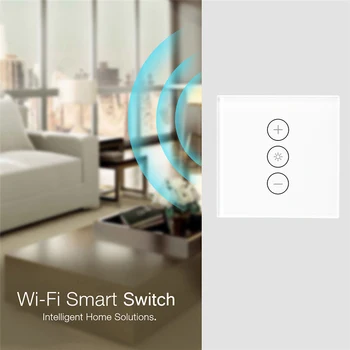 Tuya Wifi Smart Touch Wall Šviesos stiprumą Smart Gyvenimo APP 
