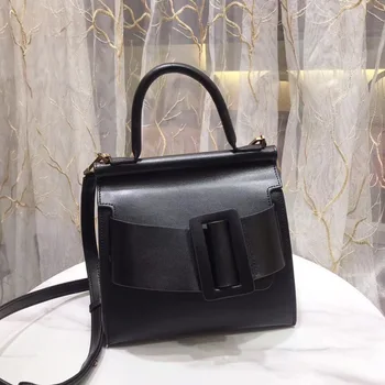 Nemokamas pristatymas 2020 naują stilių odos, sagtis originali karvės oda moterų rankinės vieną petį krepšys crossbody maišelį 24cm 5 spalva