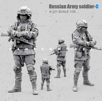 1/35(50mm) Dervos Pav Rinkiniai rusijos Šiuolaikinės Specialiųjų Pajėgų karys savarankiškai surinkti-121