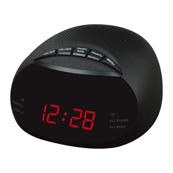 LED AM FM Radijas Skaitmeninio Skaičius Žadintuvo Atidėjimo Modernus Miegamojo baldus Laikrodžiai