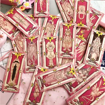 1 set Anime Cardcaptor Sakura šliuzo vartai Kortelės cosplay prop KINOMOTO SAKURA Kortelės gūstītājs Sakura Taro Kortos