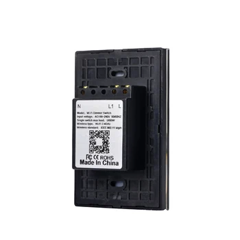 WIFI smart switch tamsos jutiklinį jungiklį tuya app nuotolinio valdymo JAV standarto 110V, 220V namo Sienos lengvo prisilietimo jutiklis jungiklis