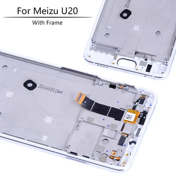 Originalą Meizu U10 U20 U680A U685C U685Q LCD Ekranas Touch Ekrano Rėmelis skaitmeninis keitiklis Asamblėjos Pakeisti MEIZU U20 Ekranas