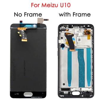 Originalą Meizu U10 U20 U680A U685C U685Q LCD Ekranas Touch Ekrano Rėmelis skaitmeninis keitiklis Asamblėjos Pakeisti MEIZU U20 Ekranas