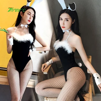2020 Naujas Bunny Mergina Cosplay Vienodą Karšto Pardavimo Moterų Seksualus Apatinis Trikotažas Naktiniame Klube Padavėja Katytė Vienodas Ašigalio Šokių Kostiumas Clubwear