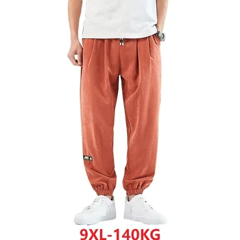 Rudenį vyrų pants plus size korėja stiliaus prarasti derliaus atsitiktinis streetwear pieštuku kelnes elastingumą negabaritinių didelis pardavimo Haremo kelnės 48