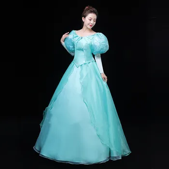 Princesė Arielis Aukščiausios Kokybės Mados Cosplay Kostiumai Dress Helovinas Šalis Kostiumai Pagaminti Pagal Užsakymą