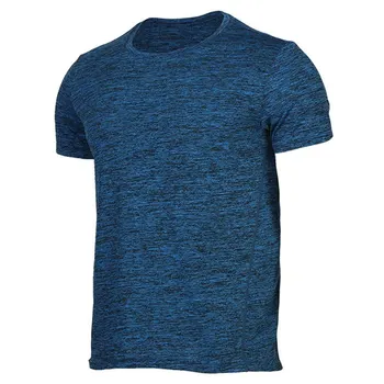 VANSYDICAL Mens Lauko Sporto marškinėliai Vasaros Spandex Kvėpuojantis trumpomis Rankovėmis Apvalios Kaklo Veikia T-Shirt Berankovė Liemenė