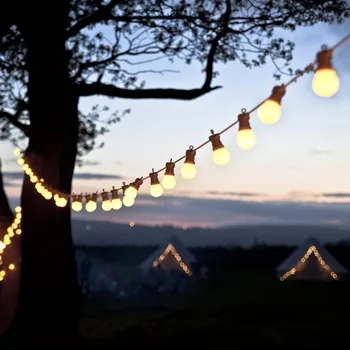 25, LED lemputes, styginių lauko žibintai lemputės string girlianda kalėdinė Balta Cbale sodo Atostogų Vestuvių Dekoravimas