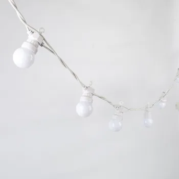 25, LED lemputes, styginių lauko žibintai lemputės string girlianda kalėdinė Balta Cbale sodo Atostogų Vestuvių Dekoravimas
