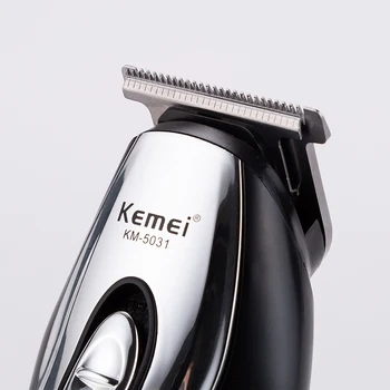 Kemei plaukų žoliapjovės KM5031electric plaukų pjovimo staklės, profesinės clipper skusti barzda įkrovimo įrankiai trimeras cliper