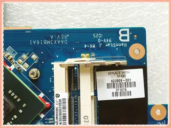 623909-001 DAAX3MB16A1 už Compaq Presario CQ56 HP G56 Plokštė +CPU DDR2 Išbandyti Geras
