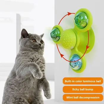 2020 Naujas Vėjo Malūnas Kačių Žaislai Gatos Katės Pet Kamuolius Produktų Ratas Kačiukas Prekių Žaislas Accesorios Gatos