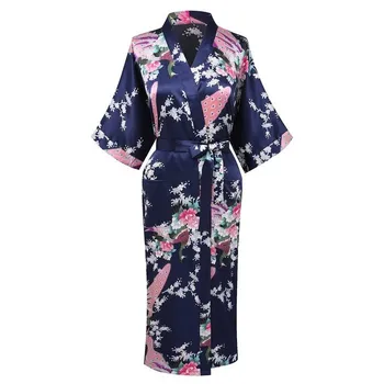 Raudona Moteriška Dirbtiniais Šilko Skraiste, Chalatas Kinų Stiliaus Moterų Sleepwear Kimono Vonia Suknelė Mujer Pijama Dydis S-XXXL