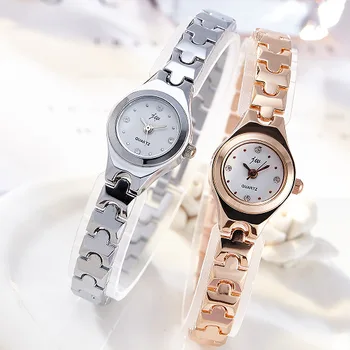 JW Prekės ženklo moterų Apyrankės Žiūrėti Naują atvykimo paprastas stilius ponios atsitiktinis Ponios laikrodžiai Kvarco aukso Žiūrėti moteriška suknelė laikrodžiai