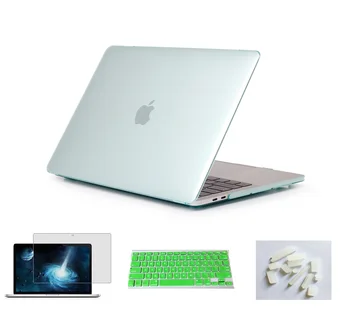 4in1 Matinis Guma Sunku Padengti Odos Nustatyti Apple Macbook Pro 13 15 colių su/iš Jutiklinis Baras A1989/A1990/A1706/A1708