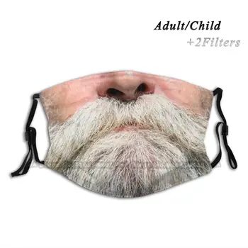 Plaukuota Dviratininkas Barzda Kaukė Naujas 3D Veido Kaukė, Apsauginės Dangos Įrankius, Daugkartinio naudojimo Plaunamas Kvėpuojantis Facemask Plaukuotas Dviratininkas Barzda