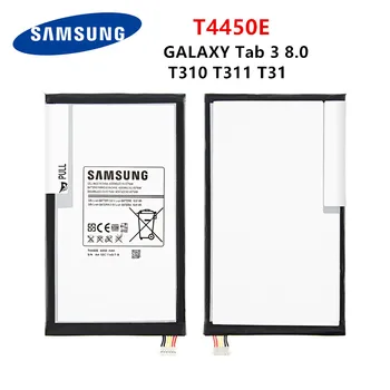 SAMSUNG Originalus Tablet T4450E baterija 4450mAh Samsung Galaxy Tab 3 8.0 T310 T311 T315 SM-T310 T3110 E0288 E0396 +Įrankiai