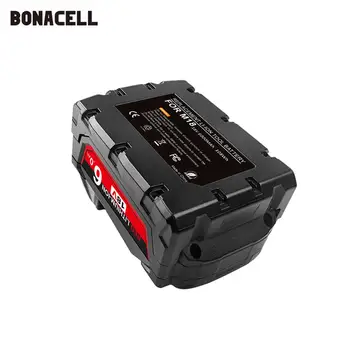 Bonacell 18V 6000mAh M18 XC Li-Ion Bateriją Milwaukee 48-11-1815 M18B2 M18B4 M18BX L50