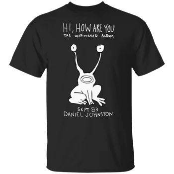 Sveiki, Kaip Jūs Daniel Johnston Nebaigtų Albumą T-Shirt Juoda-Karinio Jūrų Laivyno Vyrų-Moterų