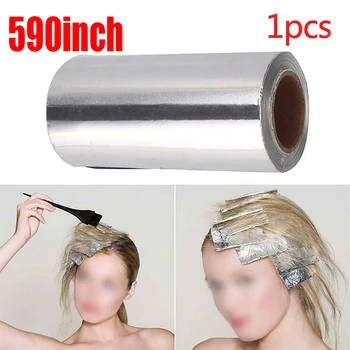 1 Roll Tirštėti aliuminio folija, pabrėžiant Plaukų Dažų, popieriaus tablet plaukų dažymo įrankiai peluqueria papel aluminio para mechas