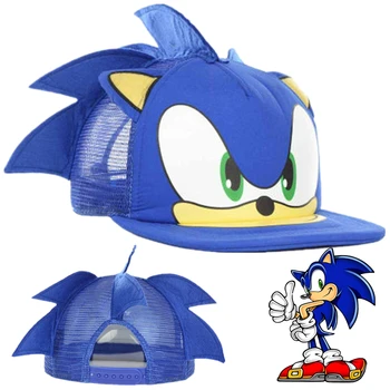 Unisex Anime Sonic the Hedgehog Bžūp Cosplay Kepurės Kepurės