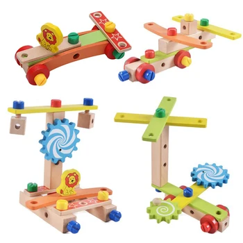 Medinės Kėdės Montavimas Montessori Žaislai, Kūdikių Švietimo Medinis Žaislas Ikimokyklinio Daugiafunkcinis Įvairių Riešutų Mišinys, Kėdės Įrankis