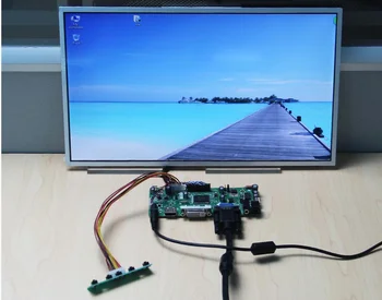 Yqwsyxl Kontrolės Valdyba Stebėti Rinkinys B140XW03 V0 V. 0 HDMI + DVI + VGA LCD LED ekrano Valdiklio plokštės Tvarkyklės