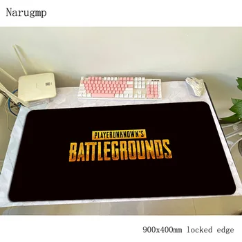 Playerunknown tai battlegrounds pelės mygtukai gelio Kompiuterio kilimėlis 900x400x3mm žaidimų kilimėlis Pritaikytas padmouse klaviatūra pc gamer stalas