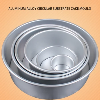 2 iki 10 colių Aliuminio Lydinio Apvalios Torto Formos Šifono Torto Kepimo Skardą Desertas-Sūrio pyragas Pelėsių 