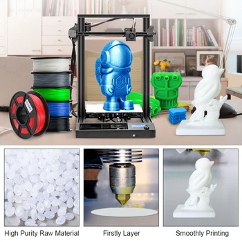 SUNLU 1.75 mm PLA PLIUS 3D Kaitinimo 3D Spausdintuvą, Plastikiniai PLA + 3D Spausdinimo Medžiagos 1KG su Ritės