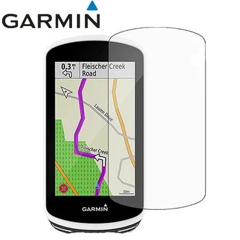 3 vnt GPS screen protector Garmin Edge Ištirti GPS Apyrankės apsauginės plėvelės HD anti-scratch elektrostatinės PET plėvelė, Stiklas