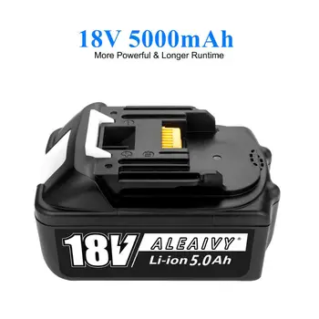 Aleaivy 6.0 Ah Ličio jonų Pakeitimo Makita 18V Baterijas BL1850 BL1830 BL1860 LXT400 Belaidžius Grąžtai,