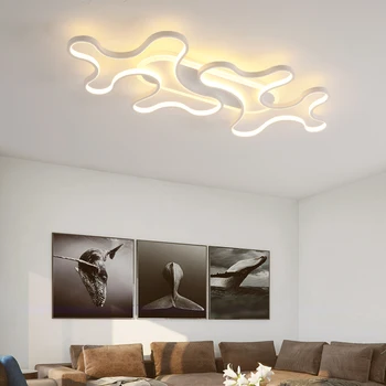 LICAN Modernios LED Lubų Šviesos Gyvenimo kambario, Miegamasis blizgesio de plafond moderne šviestuvas plafonnier Debesis LED Lubų šviestuvas