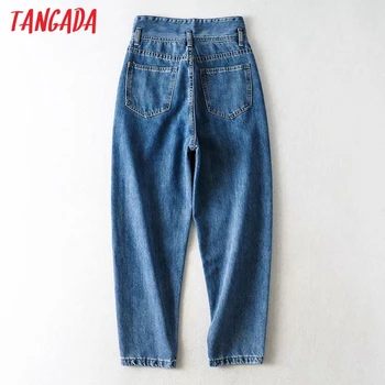 Tangada 2020 mados moterų aukšto juosmens džinsus, kelnes ilgos kelnės kišenės mygtukai moterų kelnes 2QI01