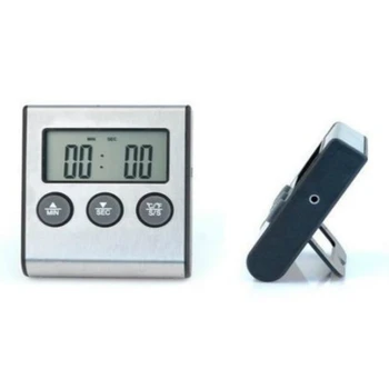 1pcs -50~300 laipsnių Celsijaus LCD Skaitmeninis Zondas Orkaitės Termometras Virtuvės Laikmatis Kepimo GRILIS Žadintuvo Jutiklis