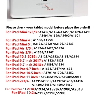 Case for iPad 2 Oro Oro 1 Atveju Minkštos TPU Atgal Smart Cover 