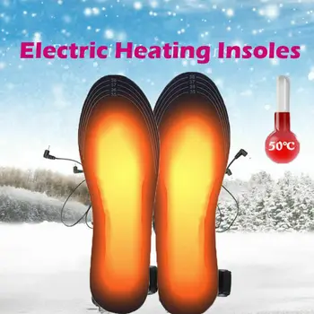 Elektra Šildomas Batų Vidpadžiai Šiltos Kojinės Kojų Šildytuvas USB Koja Žiemą Šilčiau Trinkelėmis UK