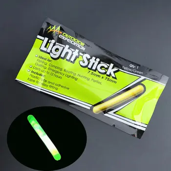 10 vnt 7.5X75 mm Žalioji Naktinis Žvejybos Šviesos diodų (LED) Liuminescencinės Tamsoje Švyti Lazdos Žvejybos Reikmenys, Žvejyba, Kempingas, Buriavimui, Led Stick