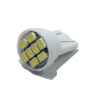 100VNT LED T10 W5W 194 168 W5W 3020 8SMD Stovėjimo Led Lemputės Auto Pusėje Pleišto Šviesos Šalinimo Lemputė Ryškiai Balta Licencijos Lemputės