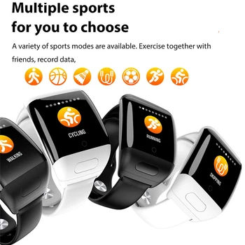 LIGE Sportas-Žiūrėti Ausinės Smart-Apyrankė G36 Ausinių Širdies ritmo Belaidį 