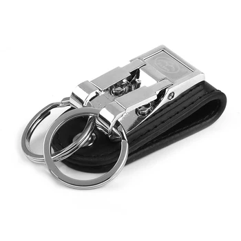 Du Kartus Dermos Keychain 2 Linijos Knygos Odos Diržas Arba Sagtis Įrašą Key Chain Raktų Žiedas Turėtojas KeychainTls