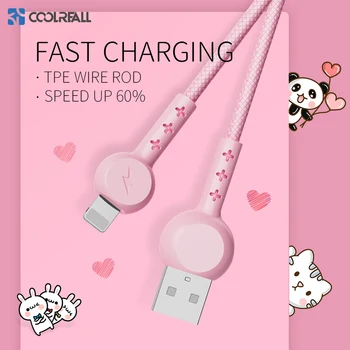 Coolreall usb kabelis iphone kabelių 11 pro max Xs Xr X 8 7 plius 6s plius 