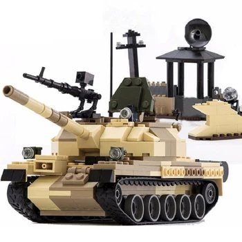 Nauji Kariniai Blokai Karo Ginklu Ginkluotas T-62 Tankus Modelį, Plytos, Blokai Žaislai Vaikams Kalėdų Dovanos